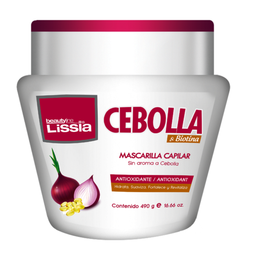 Equipar vela Ambientalista Mascarilla - Cebolla y Biotina Lissia - Cosmeticos Maxybelt